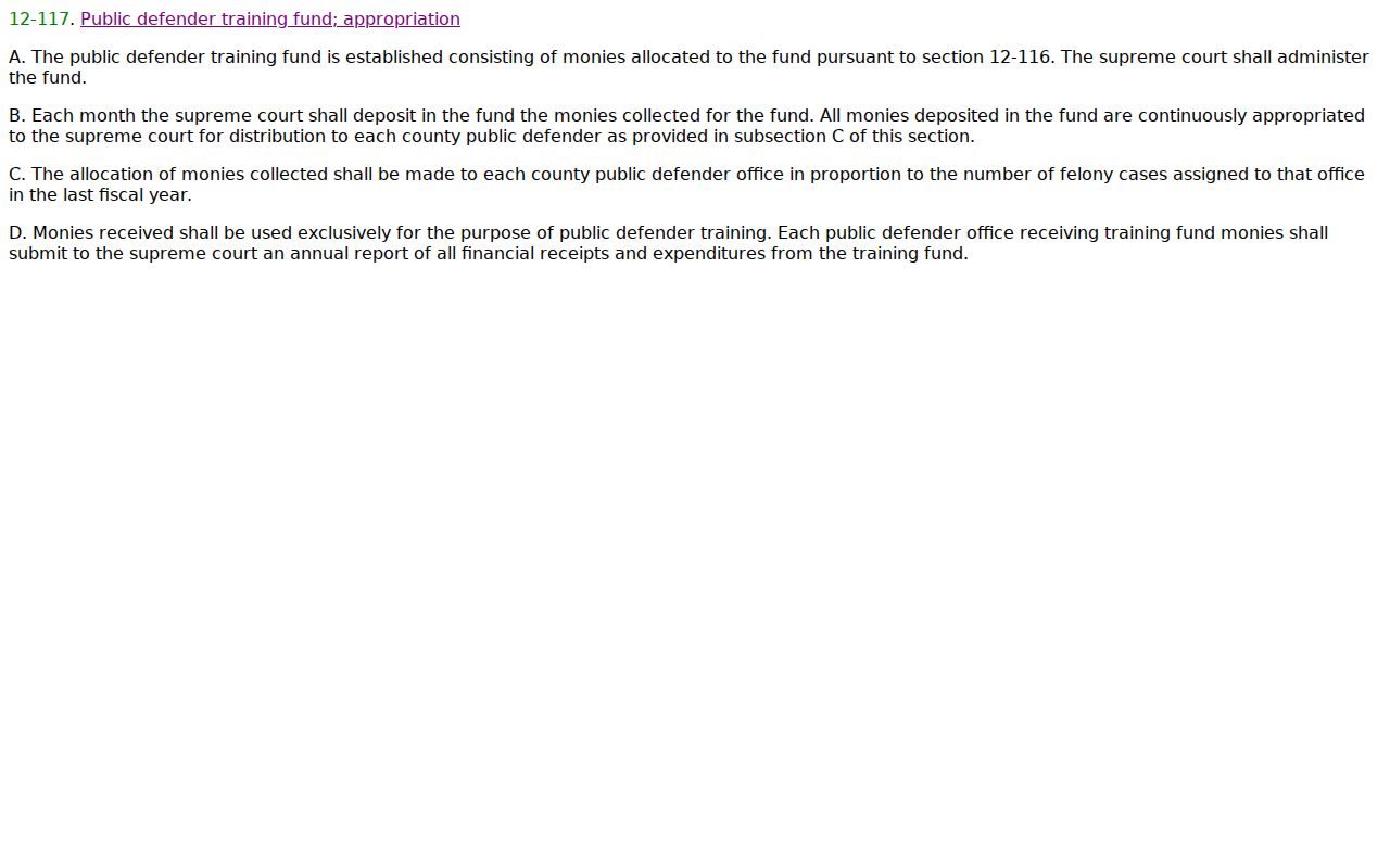 Gila County civil docket court fee framework